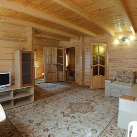 «Украина-1» пансионат Феодосия Люкс 2-местный 3-комнатный (в 2-этажном деревянном коттедже)
